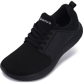 Joomra Men's Wide Toe Box Walking Shoes | Running Tennis Sneakers +Zero Drop Rubber Outsole