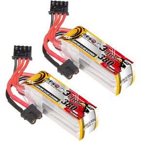 2 Packs CODDAR 500mAh 3S 11.4V 100C HV LiPo Battery with XT30 Connector for 3S Brushless Micro Drone Racing Drone FPV Quads Quadcoper, CD3S500100HV