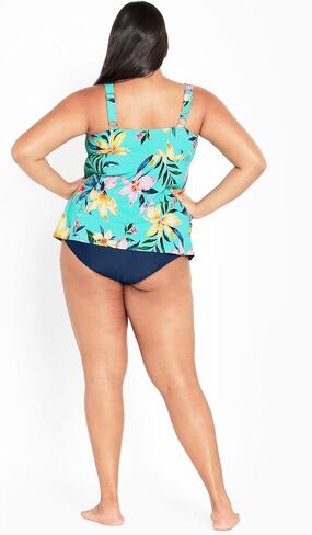 AVENUE Women's Plus Size Tankini Ruffled PR, Lourdes in Saudi Arabia