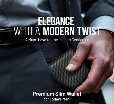 FORTIS Slim Wallet for Men - RFID Protection, Minimalist Men Wallet w/Card Holder, Stylish Men Wallet for Security & Convenience, Front & Back Pocket Wallet, Holds 8 Cards & Cash - Ideal Gift (Brown) in Saudi Arabia