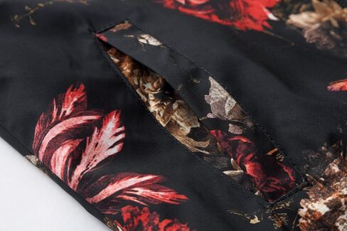 HENGAO Men's Stylish Floral Bomber Jacket in Saudi Arabia