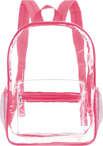 Bulk 1/3/12/24/48 Pack Clear Backpack Transparent Backpack For Travel Sport Work School Stadium Approved in Kuwait