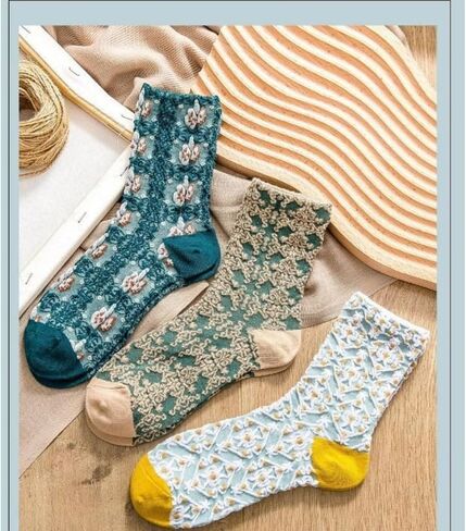 Lavish Lavender Argyle Socks: Elegant Frill & Jeweled Detail for Autumn Style in Saudi Arabia