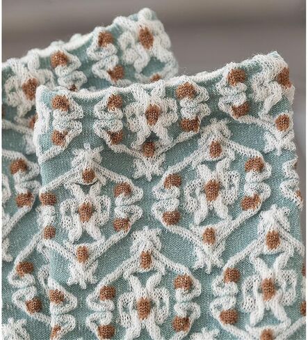 Lavish Lavender Argyle Socks: Elegant Frill & Jeweled Detail for Autumn Style in Saudi Arabia
