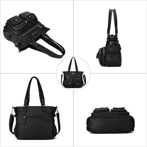 KL928 Large Purses for Women Shoulder Bag Tote Handbags Stylish Vegan Leather Hobo Bags Ladies in Saudi Arabia
