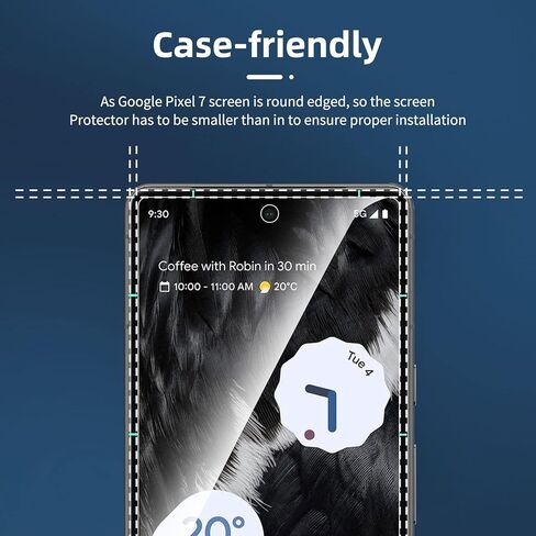 NEW'C [عبوة من 3 قطع مصممة لهاتف Google Pixel 8 Pro من الزجاج المقسى، حافظة مقاومة للخدش، خالية من الفقاعات، مقاومة للغاية in Saudi Arabia