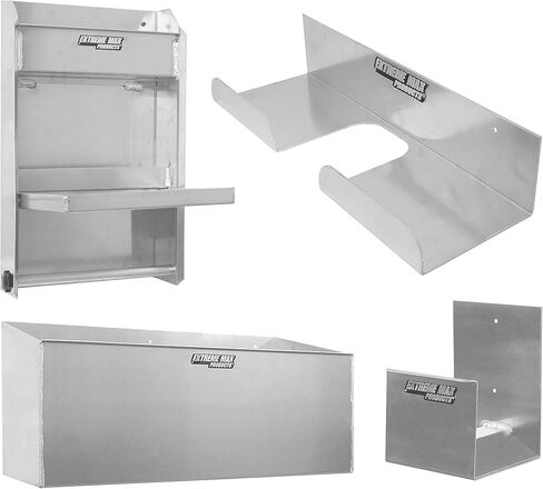 مجموعة Extreme Max 5001.6317 Pro Starter Kit لمقطورة السباق المغلقة المرآب، فضي in Kuwait