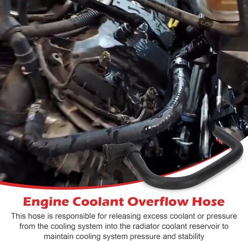 626-675 Engine Coolant Overflow Hose for 2011-2014 Ford F150 Lobo/Lincoln Mark LT, Radiator Coolant Reservoir Hose Replaces# BL3Z8C350A ‎BL3Z-8C350-A (BL3Z-8C350-A) in Saudi Arabia