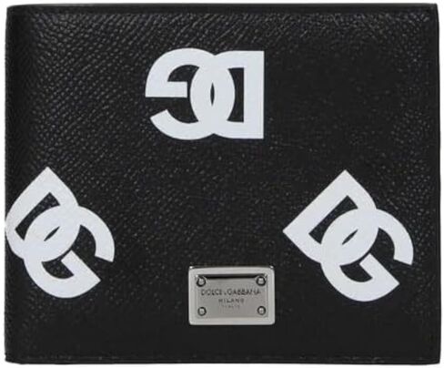 Dolce & Gabbana Men's Calfskin bifold wallet with all-over DG print in Gift Box in Saudi Arabia