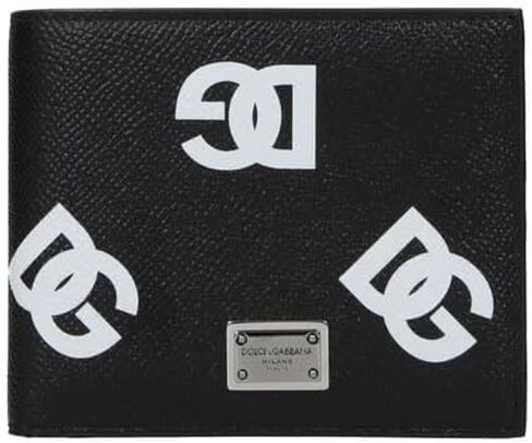 Dolce & Gabbana Men's Calfskin bifold wallet with all-over DG print in Gift Box in Saudi Arabia