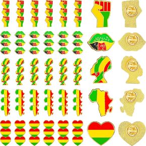 Quelay Black History Month Pin Button 0.98 Inch Black Lives Matter Button Badge Pin for African American Women Party Favors