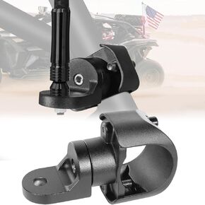 Whip Light Mounts, SWATOW INDUSTRIES 2PCS Whip Lights Mounting Brackets LED Whip Light Mount Antenna Lighted Whip UTV Pro-Fit Brackets for Polaris Ranger General Can am Defender Commander Maverick