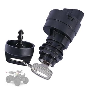 Ignition Key Switch 4017237 Compatible with Polaris ATV Outlaw 70│Sportsman 450 570 850 XP1000 Series 2021 2022 2023 4 Pin 3 Position