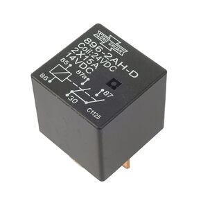 896-2AH-D 24VDC 2X15A 5 Pins Automotive Power Relay with Dust Cover Same as 4RD933332-07