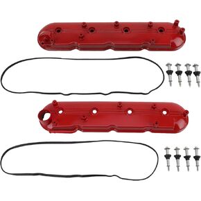 TRQ Valve Cover Set Compatible with Buick Cadillac Chevrolet GMC Hummer Pontiac Saab