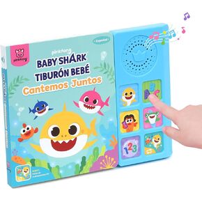 Baby Shark Sing-Alongs 6 Button Sound Book, Pinkfong Baby Shark Nursery Rhymes, Interactive Learning Books for Toddlers, Learning & Education Toys, Baby Shark Gifts