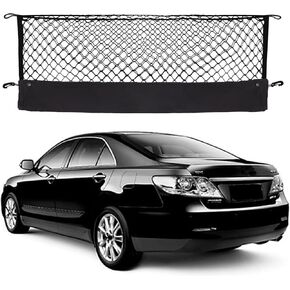 Envelope Style Cargo Net Compatible with Toyota Camry Upgraded 2018-2025 New 2025 2024 2023 2022 2021 2020 2019 2018 Trunk Car Rear Tailgate Netting