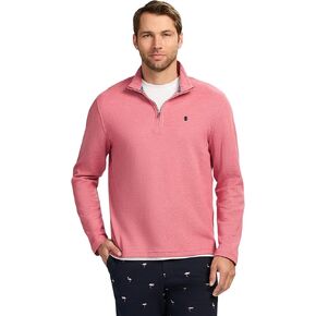 IZOD Men's Performance Comfort Quarter Zip Long Sleeve Shirt