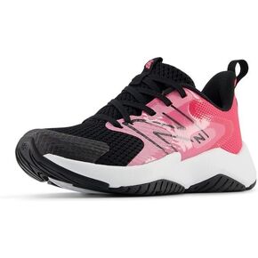 New Balance Kid's Rave Run V2 Lace-up Shoe, Black/Blue Laguna/Light Raspberry, 11 Wide Little Kid