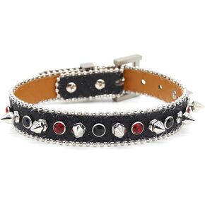 spiked choker Rhinestone spiked choker goth choker men women punk collar emo y2k spiked choker goth accessories for women