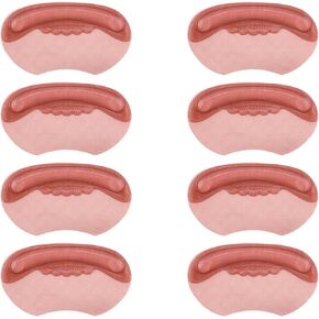 4 Pairs Anti-Slip Heel Grips, Heel Liners Self-Adhesive Back of Heel Cushion Inserts for Too Big Loose Shoes Filler Improved Shoe Fit and Comfort, Heel Pads and Shoe Protectors (Skin Color)