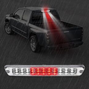 High Mount 3rd Stop Light Compatible with 2004-2012 Chevy Colorado & GMC Canyon Third Center Cargo Reverse Rear LED Brake Light Bar Taillight (Smoke)