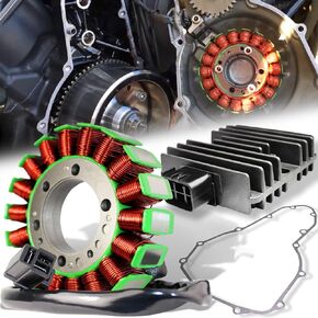 ExtremePowersports OE Magneto Stator+Voltage Rectifier+Gasket Assy. for 06-11 Ninja 650/Versys/ER