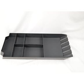 Floor Storage Organizer for Tesla Cybertruck 2024+with Premium Leather Lower Center Console Tray
