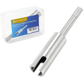 RV Scissor Jack Slotted Drill Attachment, 5inch Long with 3/8" Shank Scissor Jack T-Slot Drill Attachment for Scissor Lift Jacks-1 Pack
