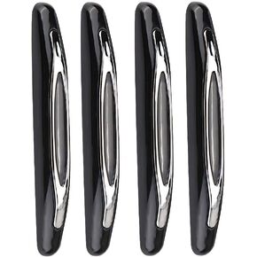 Car Side Door Guard,Universal 4pcs Car Door Guards Trim Cover Strip Corner Bumper Anti-Collision Car Scratch Protector for Car (Black)