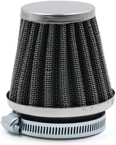 uxcell Black Universal Tapered 54mm Motorcycle Intake Filter Cafe Racer in Saudi Arabia