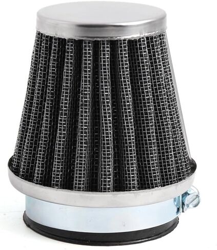 uxcell Black Universal Tapered 54mm Motorcycle Intake Filter Cafe Racer in Saudi Arabia