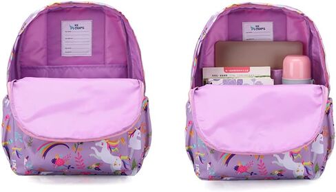 KK CRAFTS Preschool Backpack Kindergarten Little Kid Toddler School Backpacks for Boys and Girls with Chest Strap(Purple Unicorn) in Saudi Arabia