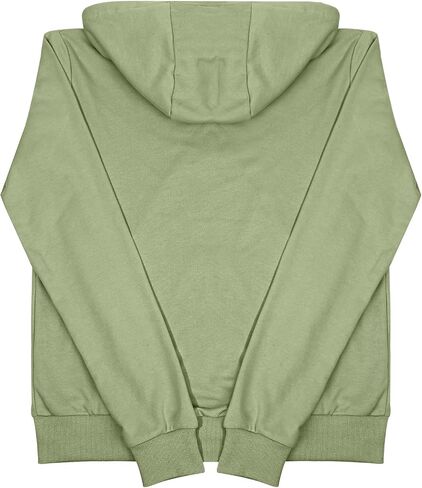 Bocianelli Satin Lined Hoodie Zip Up Hoodies Women's Casual Long Sleeve Satin Pullover Hoodie Sweatshirt Tops in Saudi Arabia