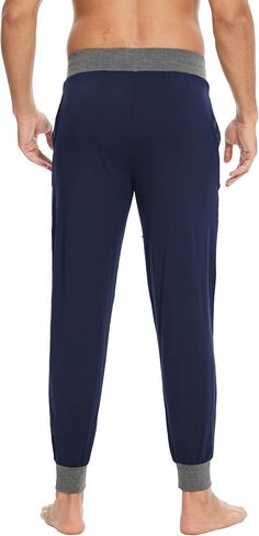 GYS Bamboo Viscose Men's Pajama Bottoms Soft Jogger Pants with Pockets and Drawstring in Saudi Arabia