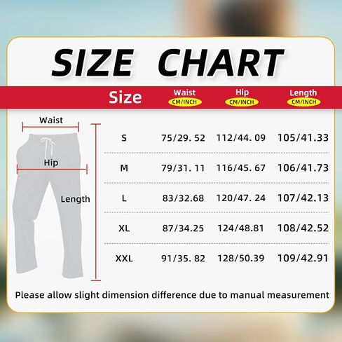 Mens Yoga Sweatpants Athletic Lounge Pants Lightweight Elastic Waist Jogger Pajamas Casual Pants with Pockets in Kuwait
