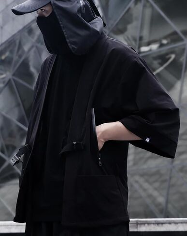 MFCT Men's Japanese Kimono Samurai T-Shirt in Saudi Arabia