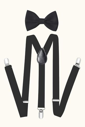 BABEYOND 1920s Mens Gatsby Gangster Costume Accessories Set 30s Manhattan Fedora Hat Suspenders in Saudi Arabia