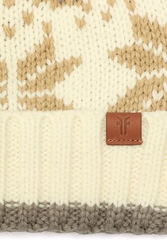 قبعة Frye النسائية Fair Isle مع أساور وفرو صناعي in Saudi Arabia