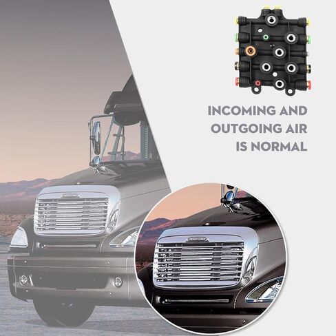 مشعب هواء Hiedra لـ 2000-2018 Freightliner Cascadia/Century/كولومبيا، تحسين كفاءة الاحتراق، استبدال A1214736003 in Kuwait