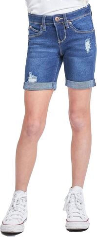 YMI Girls Wannabettafit Mid-Rise Bike Shorts with Roll Cuffs in Saudi Arabia