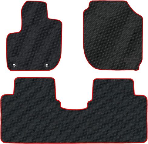 Car Floor Mats Custom Fit for Honda HR-V 2023 2024 2025(Include Hybrid) Full Black Rubber HRV Car Floor Liners Set All Weather Protection Heavy Duty Odorless in Kuwait