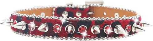 spiked choker Rhinestone spiked choker goth choker men women punk collar emo y2k spiked choker goth accessories for women in Kuwait