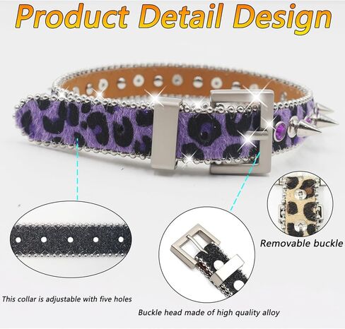 spiked choker Rhinestone spiked choker goth choker men women punk collar emo y2k spiked choker goth accessories for women in Kuwait