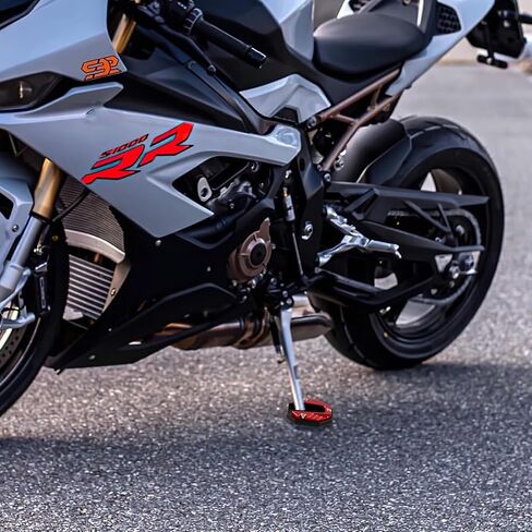 وسادة مسند للدراجة النارية، لوحة تمديد بمسند عالمي للدراجات النارية، قرص من سبائك الألومنيوم الممتاز المضاد للغرق للأسطح الناعمة، مثبت مقاوم للتآكل مع طلاء أكسدة أنوديك (أحمر) in Kuwait