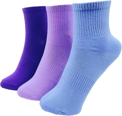 Womens Crew Ankle Long Socks for Women Black White Green Cotton Athletic Socks Stocking for Women Gift in Kuwait