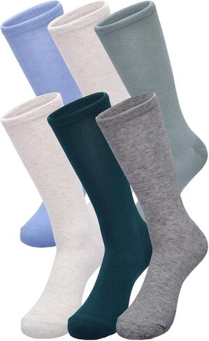 GAP Women's Original Solid Core Crew, 6-Pack Adult Socks, Soft & Stretchy, Comfortable in Saudi Arabia