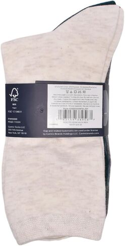GAP Women's Original Solid Core Crew, 6-Pack Adult Socks, Soft & Stretchy, Comfortable in Saudi Arabia