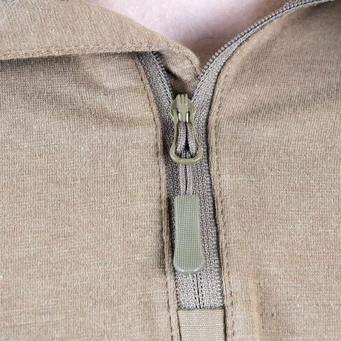 LA Police Gear Men's 1/4 Zip Long Sleeve Core Combat Shirt, Tactical Military Combat Uniform Shirt with Sleeve Pockets in Kuwait