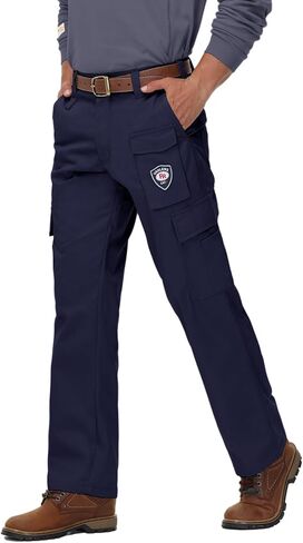 Men's FR Cargo Pants Flame Resistant Pants Midweight 7.5oz Pockets Multi-Pockets FR Pants in Saudi Arabia